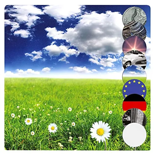 ANRO Bodenschutzmatte für Bürostühle – 120x120cm, rutschfest und kratzfest
