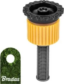 Sprühdüse für Pop-Up Sprinkler Versenkregner Einstellbare Düse 0-360° Bewässerungsflache 3m Bradas