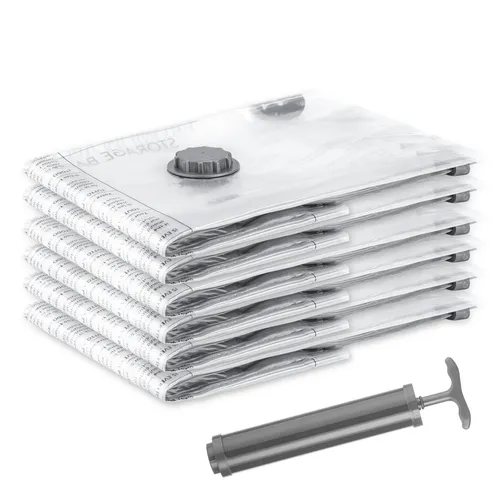 SilverRack Vakuumierbeutel für Kleidung, Vakuumbeutel in versch. Größen, BPA Frei, Vakuum Beutel für Kleidung, Kissen und Jacken