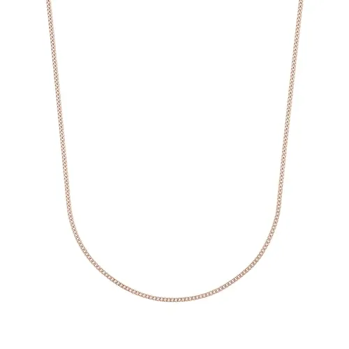 Amor Collierkettchen Panzerkettengliederung – Hochwertiges 925 Sterling Silber - Elegantes Collier für Damen, aus edlem 925 Sterling Silber, erweiterbar mit Amor Anhängern. Perfekt verpackt in einer Schmuckbox – das ideale Geschenk für jeden Anlass.