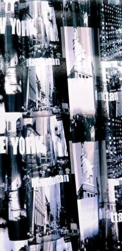 Duschvorhang Textil New York Manhattan inkl Ringe 1,80 m x 2,00 m USA Baduntensilien Bad Zubehör Badezimmer Dekoration
