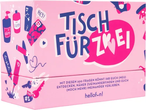 hellofun! Spiel Tisch für Zwei, Spiel für Paare