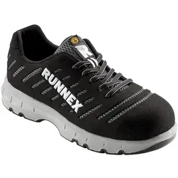 RUNNEX Halbschuh FlexStar 5178 S1P ESD, Gr. 44 - Arbeitsschuhe mit hoher Atmungsaktivität und flexibler 2-Dichten Polyurethan-Sohle, ideal für Industrie und Logistik. ESD-fähig mit Aluminiumkappe für optimalen Schutz und Tragekomfort.