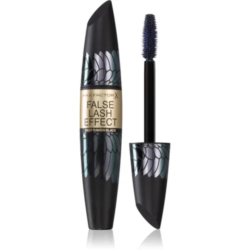 Max Factor False Lash Effect Mascara, Farbe 006 Deep Raven Black - Wimperntusche für maximale Länge und volle Wimpern, 13 g