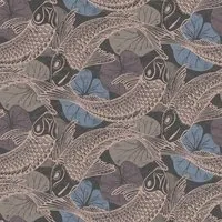 living walls Vliestapete Metropolitan Stories Mio Tokio - Hochwertige Vliestapete in Blau-Braun mit abstraktem, naturalistischem Motiv, ideal für Wohnzimmer, Schlafzimmer und Küche. Besonders leicht zu verarbeiten und rückstandslos entfernbar.