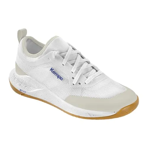 Kempa Damen Handballschuhe Kourtfly W - Grau/Weiß 41 EU - Handballschuhe mit Michelin-Dämpfungstechnologie für optimalen Komfort und Grip auf dem Spielfeld. Ideal für passionierte Handballspieler.