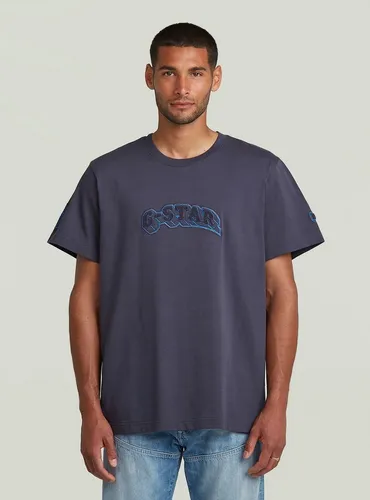 G-STAR Patches Loose T-Shirt blau S (44/46)