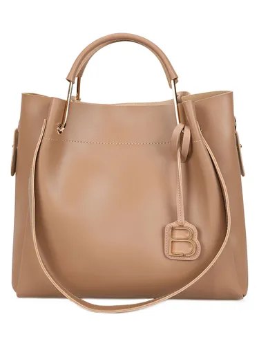 Lucky Bees Henkeltasche Beige