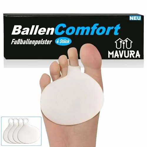 BallenComfort Vorfußpolster Silikon Fußpads für optimalen Komfort