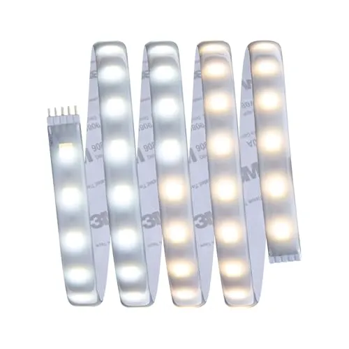Paulmann 70623 LED Stripe MaxLED 500 - 1,5m Tunable White Komplettset, erweiterbar bis 3m, spritzwassergeschützt und einfach zu montieren
