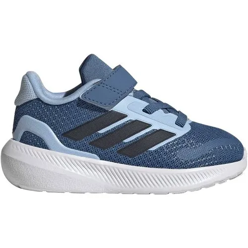 ADIDAS Kinder Workoutschuhe Runfalcon 5 Kids - Sneaker für Babys und Kleinkinder mit Klettverschlüssen für einfaches An- und Ausziehen. Die Cloudfoam Zwischensohle sorgt für ein angenehmes Tragegefühl und optimalen Halt beim Spielen und Toben.