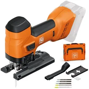 Fein Akku-Stichsäge ASTS 18-26 AS – Präzise Schnitte ohne Kabel - Sägen, kabellose Freiheit mit 18 V Leistung für präzise Schnitte in Holz und Metall, ideal für Profis und Heimwerker.