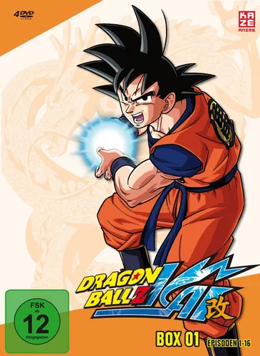 Dragonball Z Kai - TV-Serie - Vol.1 - [DVD] - Anime-Serie für Fans, spannende Kämpfe und Abenteuer, freigegeben ab 12 Jahren