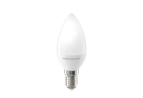 Forever Light LED-Leuchtmittel Kerzenform, E14, 1 St., Warmweiß