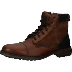 Bullboxer Stiefelette aus Leder - Braun - Größe 45 - Robuste und bequeme Stiefelette von Bullboxer, gefertigt aus hochwertigem Leder. Der praktische Reißverschluss ermöglicht einfaches An- und Ausziehen. Ideal für den modischen Auftritt im Alltag.