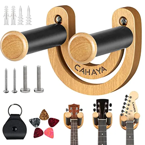 Gitarren-Wandhalterung mit verstellbarem U-förmigem Haken