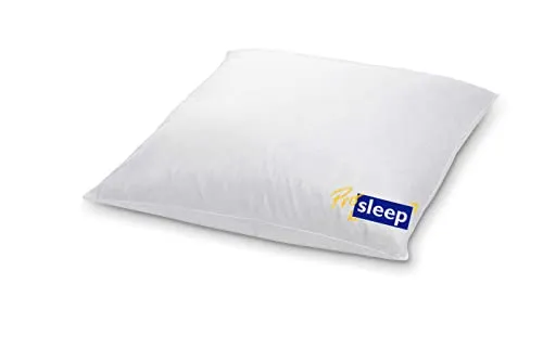 HANSKRUCHEN PRO SLEEP | Komfort Federkissen Kopfkissen – 80x80 cm | 100% Federchen – 1.000 gr.