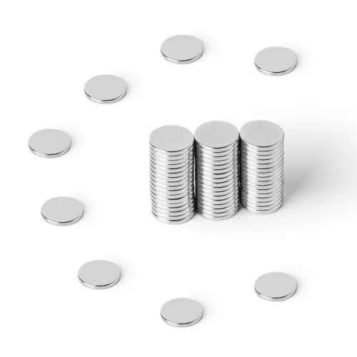 Strong Magnets Neodym Magnet - Rund 8 x 1 mm - 20 Stück - Extra stark, hält bis 431 g - Für Magnettafel, Kühlschrank, Whiteboard, Pinnwand, Büro