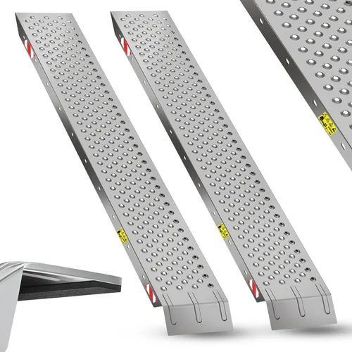 Belko® Auffahrrampe 2x Laderampe Verladerampe 400kg Autorampe Anhängerrampe Ramp