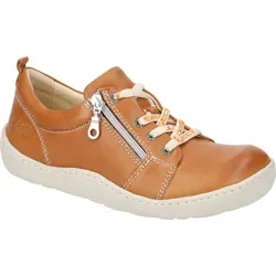 Eject OCEAN Damen Schnürschuhe - Sportlich & Elegant in Braun - Sneaker aus hochwertigem Echtleder mit Komfort-Fußbett und perfekter Passform dank Schnürung. Ideal für Alltag und Freizeit.