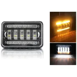 Universelle 5-Zoll-LED-Scheinwerferlampe mit Halogen, 12V–24V, Abblend- und Fernlicht