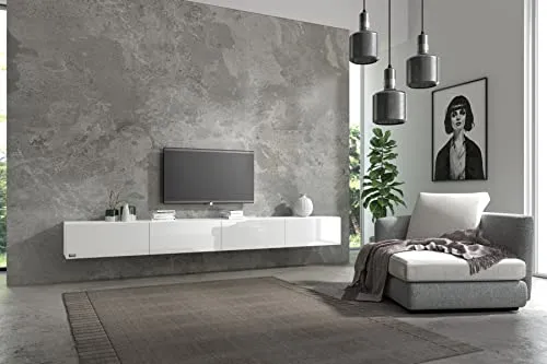 Wuun® Somero Hochglanz TV Lowboard 100-280cm von Wuun