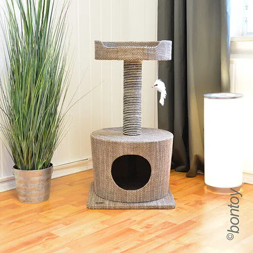 Kratzbaum LISA grau/braun 72cm