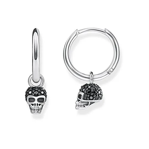 Thomas Sabo Damen Creole Silber - CR623-643-11 - Ohrringe für Damen aus 925er Sterlingsilber, ideal kombinierbar mit weiteren Schmuckstücken von Thomas Sabo und ein perfektes Geschenk für jeden Anlass.