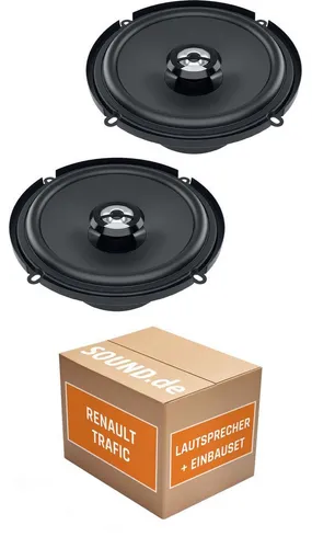 JUST SOUND best choice for caraudio Lautsprecher Boxen Heck Hertz DCX 160.3 für Renault Trafic II 120W Auto-Lautsprecher (60 W, 16 cm)
