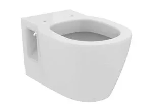 Ideal Standard Connect Wand-Tiefspül-WC E823201 - Sanitäranlagen & Zubehör – Hochwertiges Wand-Tiefspül-WC aus Kristallporzellan mit geschlossenem Spülrand für eine hygienische Reinigung und modernes Design.