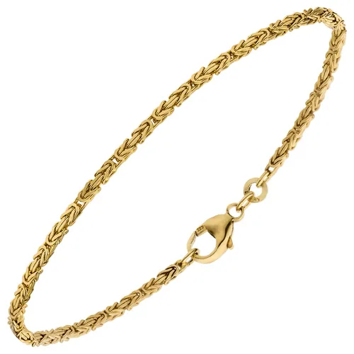 Produktbild 1,8mm Königsketten-Armband aus 333 Gold Gelbgold 18,5cm für Damen