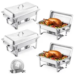 VEVOR Chafing Dish Buffet-Set, 4-teilig von Vevor