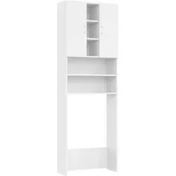 vidaXL Waschmaschinenschrank Weiß 64x25,5x190 cm