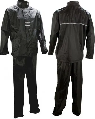 Regenanzug Senior Uni Schwarz/Anthrazitgröße xxl