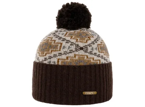 Stetson Navajo Bommelmütze Mehrfarbig mit Pompon