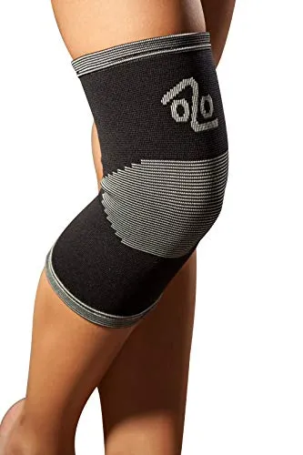 Kniebandage, Kniestütze, Bambus Bandage LOREY-KN27001AR mit Anti-Rutsch-Noppen L