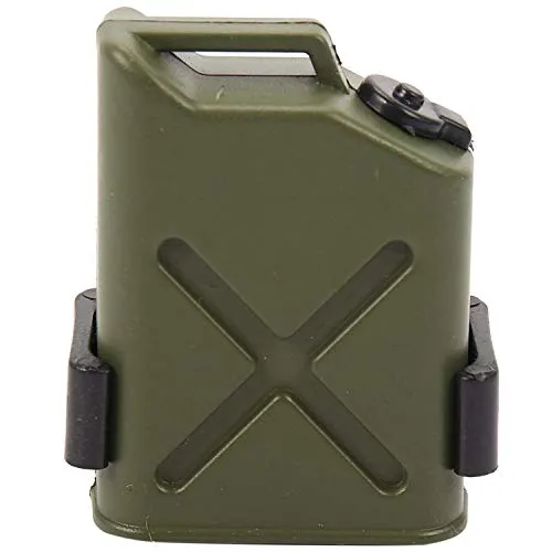 Masslla RC Rock Crawler 1:10 ZubehöR Mini Kraftstoff Tank für CC01 SCX10 90046 D90 D110-4 Crawler Truck, GrüN