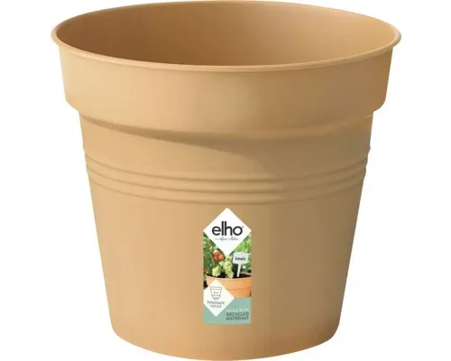 Anzuchttopf Elho Green Basics Growpot Kunststoff Ø 30 cm H 27,7 cm Mild terra