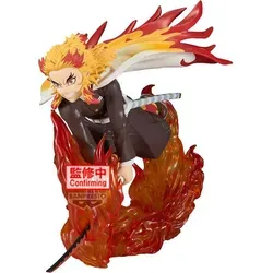 Banpresto Rengoku Kyojuro Figur, Demon Slayer: Kimetsu No Yaiba - Actionfigur aus PVC, 14 cm, handgefertigt und ideal für Anime-Fans. Lieferung in umweltfreundlicher Verpackung mit Basisständer.