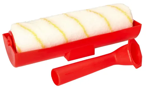 Farbroller 200 mm mit Tank und Griff Malerrolle mit integriertem Farbkammer