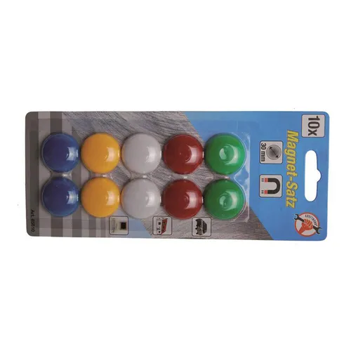 BGS-85810 I Magnet-Satz, Ø 30 mm, 10-tlg.