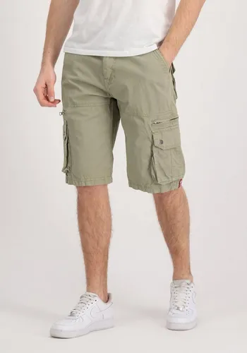 Alpha Industries Alpha Short, Herren, Gr. 36, beige (vintage sand) - Wanderhosen aus 100% Baumwolle, mit praktischem Stauraum durch Cargotaschen und lässigem Military-Look – ideal für warme Tage in der Stadt oder beim Urlaub.