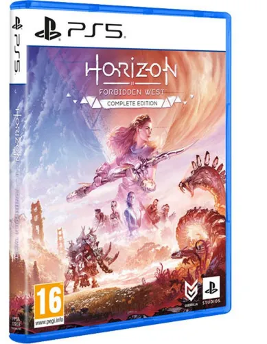 Horizon - Forbidden West - Complete Edition für PS5 - Konsolen-Spiel mit spannender Story-Erweiterung Burning Shores, erlebe Aloys packende Abenteuer in einer post-apokalyptischen Welt voller neuer Bedrohungen.