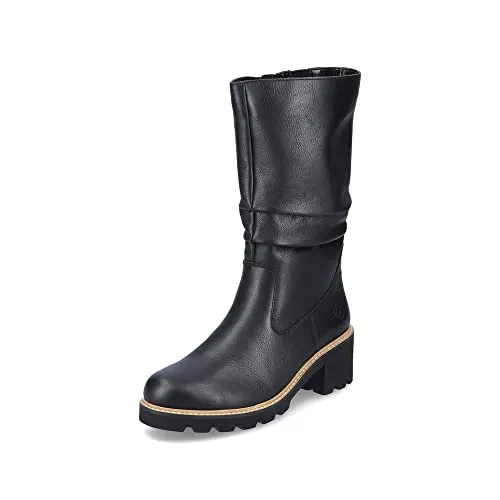 Remonte Stiefelette Glattleder - Schwarz