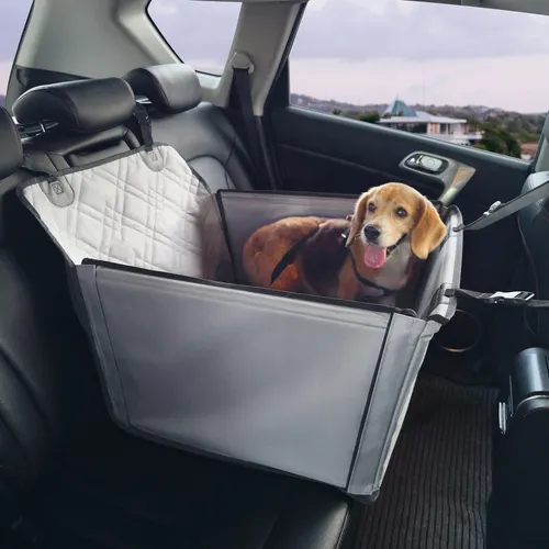 Produktbild VEVOR Hunde Autositz Grau