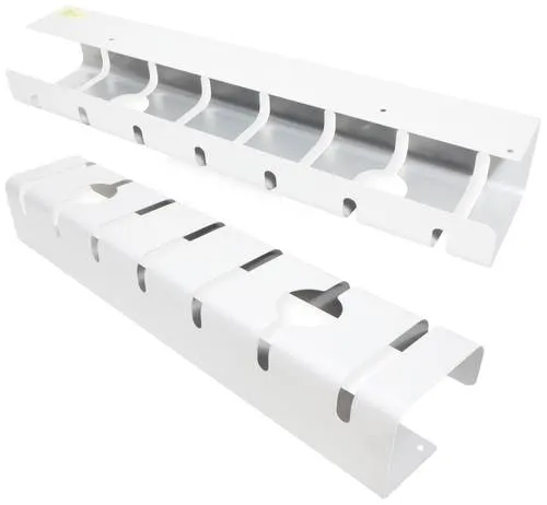 ROLINE Kabelkanal für Untertischmontage (2 Stück) - Sonstige Elektroinstallationsartikel, ideal für eine saubere Kabelführung unter dem Schreibtisch. Stabil und schnell zu installieren, bietet viel Platz für alle Kabel.
