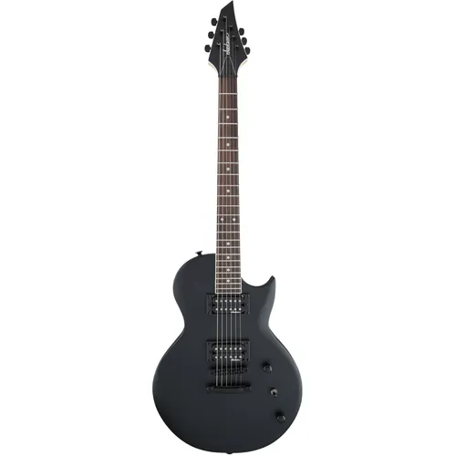 Jackson JS22 SC Monarkh AH Satin Black E-Gitarre - Gitarren mit Mahagoni Korpus und 2x High Output Humbucker für kraftvollen Sound, ideal für Rock und Metal.