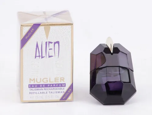 Thierry Mugler ALIEN - 15ml EDP nachfüllbar - Entdecken Sie Thierry Mugler ALIEN in einer praktischen 15ml nachfüllbaren Sprayflasche. Ein einzigartiger Duft, der Ihre Sinne verzaubert und ideal für unterwegs ist.
