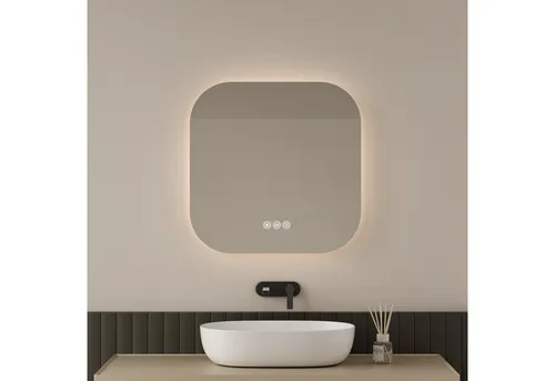 EMKE Badspiegel mit Beleuchtung in weiß von EMKE