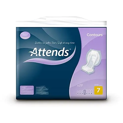 Attends Contours Regular 7 Pads 28 Stück